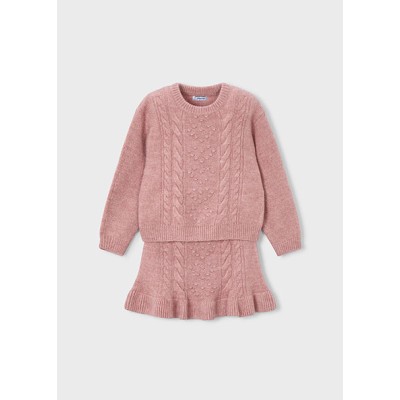 Σετ φούστα πλέξη οκταρια - ΡOZ 4Y