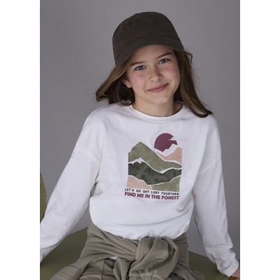 Μπλούζα μακρυμάνικη σχέδιο - ΜΠΕΖ 12Y