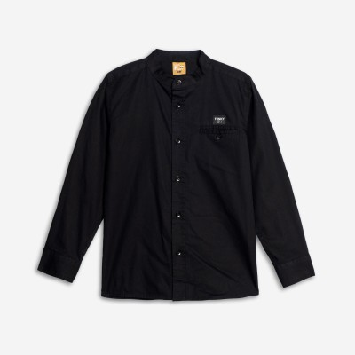 Πουκάμισο ποπλίνα - ΜΑΥΡΟ 14Y