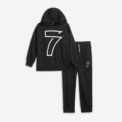 Σετ φόρμα αχνούδιαστη - ΜΑΥΡΟ 6Y