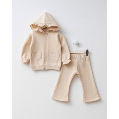 Σετ φόρμα με ζακέτα βρεφική - ΜΠΕΖ 9M