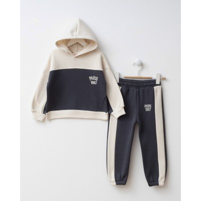 Σετ φόρμα - ΑΝΘΡΑΚΙ 7Y