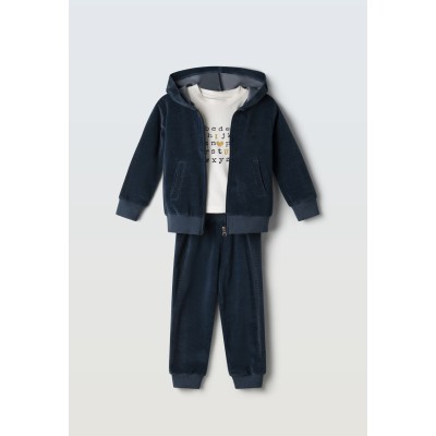 Σετ φόρμα βελούδινη 3τμχ. - ΠΕΤΡΟΛ 5Y