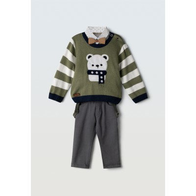 Σετ 4 τμχ. με παπιγιον - ΧAKI 18M