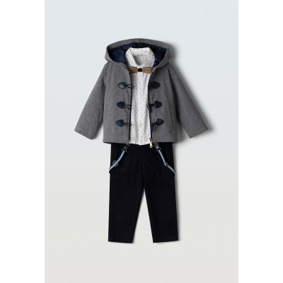 Σετ 4τμχ. με ζακέτα - ΓΚΡΙ 6M