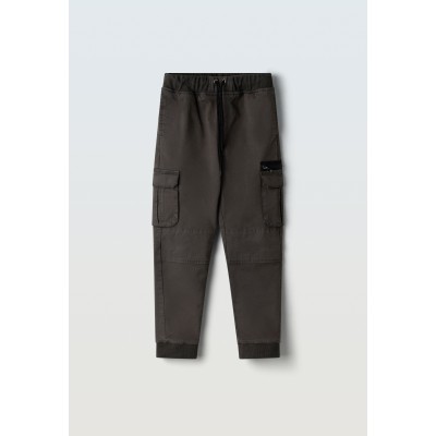 Παντελόνι κάργκο ανθρακί - ΑΝΘΡΑΚΙ 6Y