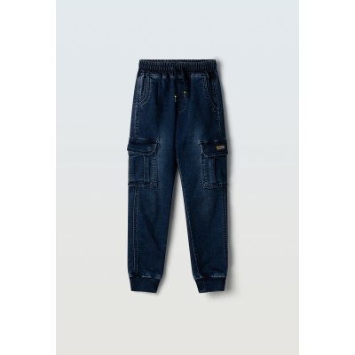 Παντελόνι τζιν με ζώνη καμπάνα - ΤΖΙΝ 14Y