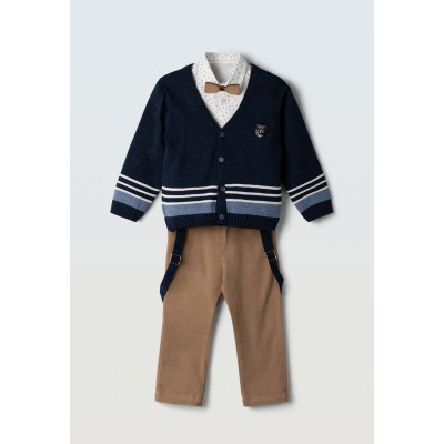 Σετ ζακέτα 4τμχ. - ΜΠΛΕ 4Y