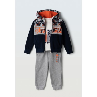 Σετ φόρμα 3τμχ. - ΜΠΛΕ 5Y