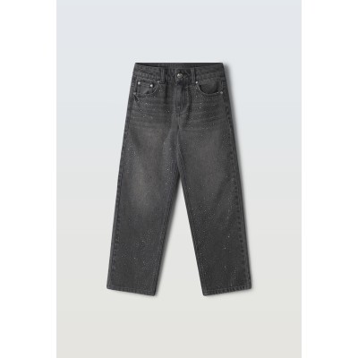 Παντελόνι τζιν παγιέτα - ΜΑΥΡΟ 8Y