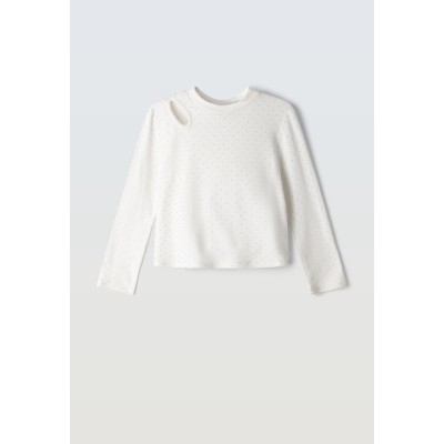 Μπλούζα με στρας - ΛΕΥΚΟ 8Y