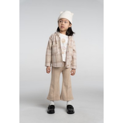 Σετ σορτς 3τμχ. με γουνάκι - ΕΚΡΟΥ 2Y