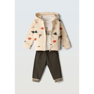 Σετ φόρμα βρεφική 3τμχ. - ΕΚΡΟΥ 9M