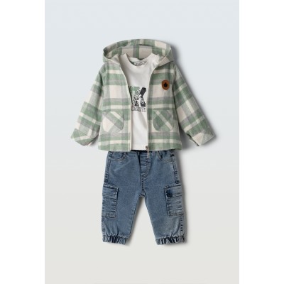 Σετ παντελόνι τζιν 3τμχ. - ΡΑΦ 12M