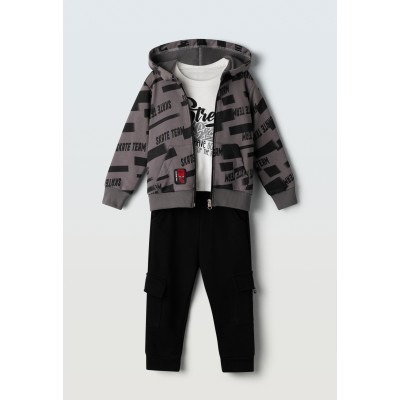 Σετ φόρμα 3τμχ. - ΓΚΡΙ 4Y