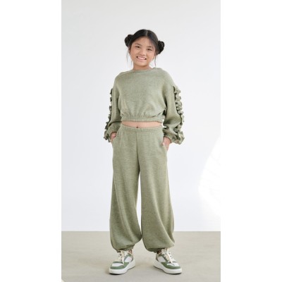 Σετ παντελόνα τούλι - ΕΚΡΟΥ 11/12Y