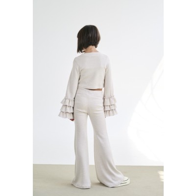 Σετ πλεκτό - ΕΚΡΟΥ 8Y