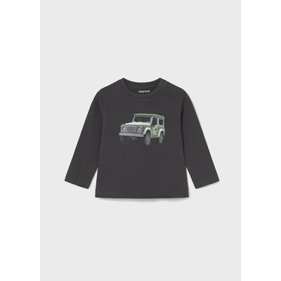 Long sleeve car shirt - GREY 12M
