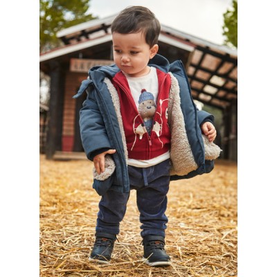 Corduroy long pants - BLUE 12M