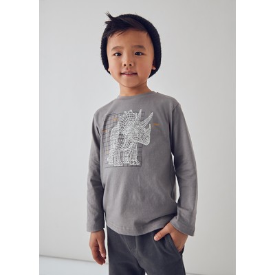 Long sleeve glow in the dark blouse - GREY 3Y