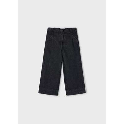 Παντελόνι τζιν wide leg - ΜΑΥΡΟ 9Y