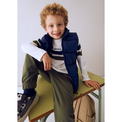 Jumpsuit with vest set - BLUE 4Y