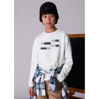 Long sleeve blouse - CREAM 16Y