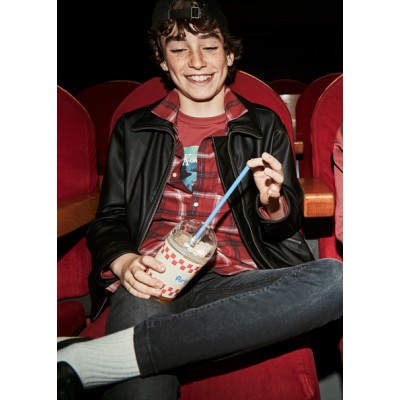 Τζάκετ pu - ΜΑΥΡΟ 12Y