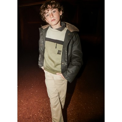 Soft jogger pants - BEIGE 12Y