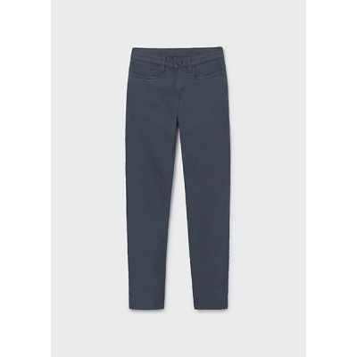 Soft 5-pocket pants - NAVY BLUE 12Y