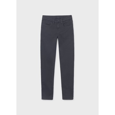 Soft 5-pocket pants - BLACK 10Y