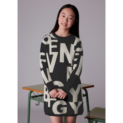 Φόρεμα ζακάρ - ΜΑΥΡΟ 10Y