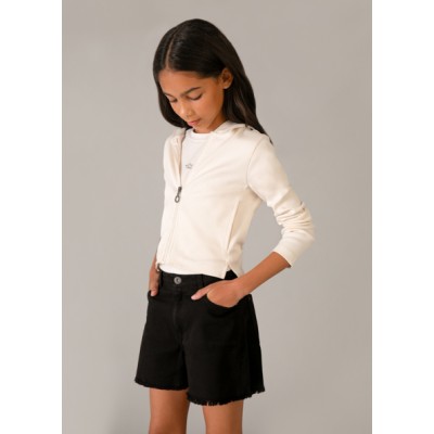 Σορτς καπαρτινέ βασικό - ΜΑΥΡΟ 10Y