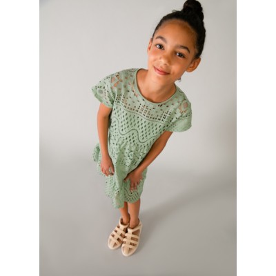 Φόρεμα δαντέλα - ΠΡΑΣΙΝΟ 16Y