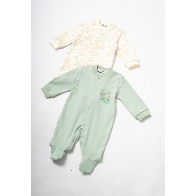 Set of 2 one-piece jumpsuits - VERAMAN 6/9M