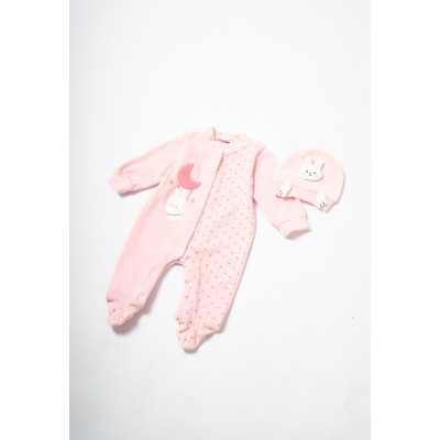 Ολόσωμο φορμάκι βελούδινο - ΡOZ 9/12M