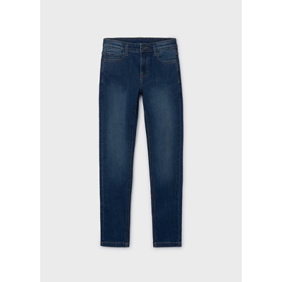 Παντελόνι τζιν slim fit βασικό - ΤΖΙΝ ΣΚΟΥΡΟ 14Y