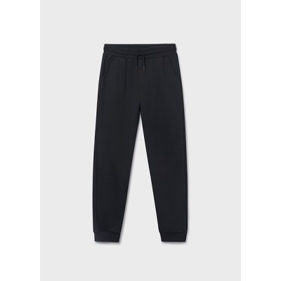 Παντελόνι φούτερ βασικό - ΜΑΥΡΟ 8Y