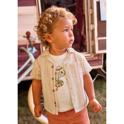 Πουκάμισο κοντομάνικο γκοφρέ - ΡΙΓΕ 9M