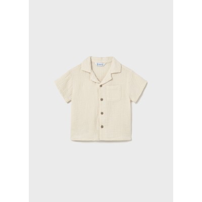 Πουκάμισο κοντομάνικο γκοφρέ - ΜΠΕΖ 12M