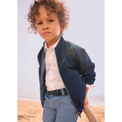 Αντιανεμικό αναστρέψιμο λινό - ΜΠΛΕ 7Y