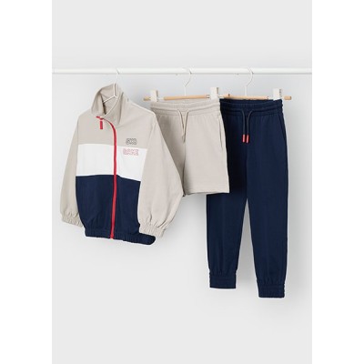 Σετ  φόρμα με βερμούδα - ΝΑΥΤΙΚΟ ΜΠΛΕ 8Y