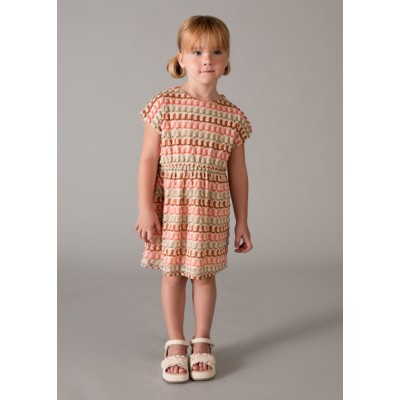 Φόρεμα μακό φαντασία - ΜΑΝΤΑΡΙΝΙ 6Y