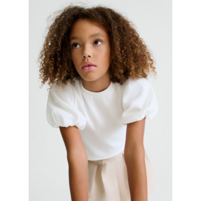 Μπλούζα κοντομάνικη κανάλε - ΕΚΡΟΥ 16Y