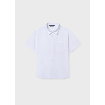Πουκάμισο κοντομάνικο γιακάς - ΛΕΥΚΟ 14Y