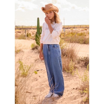 Παντελόνι μακρύ τζιν φαρδύ - ΤΖΙΝ 14Y