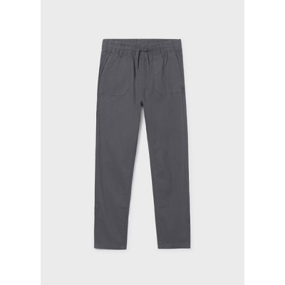 Παντελόνι jogger λινό - ΑΝΘΡΑΚΙ 10Y