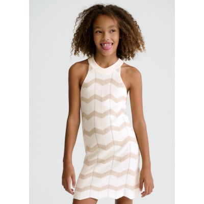 Φόρεμα πλεκτό ζιγκ ζαγκ - ΑΜΜΟΣ 14Y