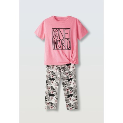 Leggings set - FUCHSIA 14Y