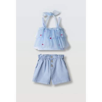 Σετ σορτς - ΓΑΛΑΖΙΟ 6Y